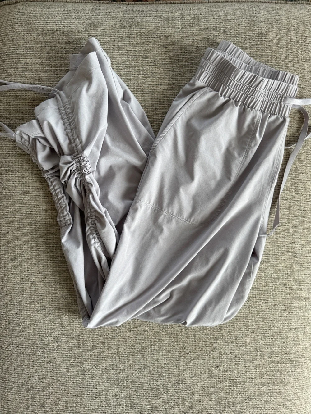 JoyLab Light Lavender Woven Jogger Pants Drawstring Athletic Size Small